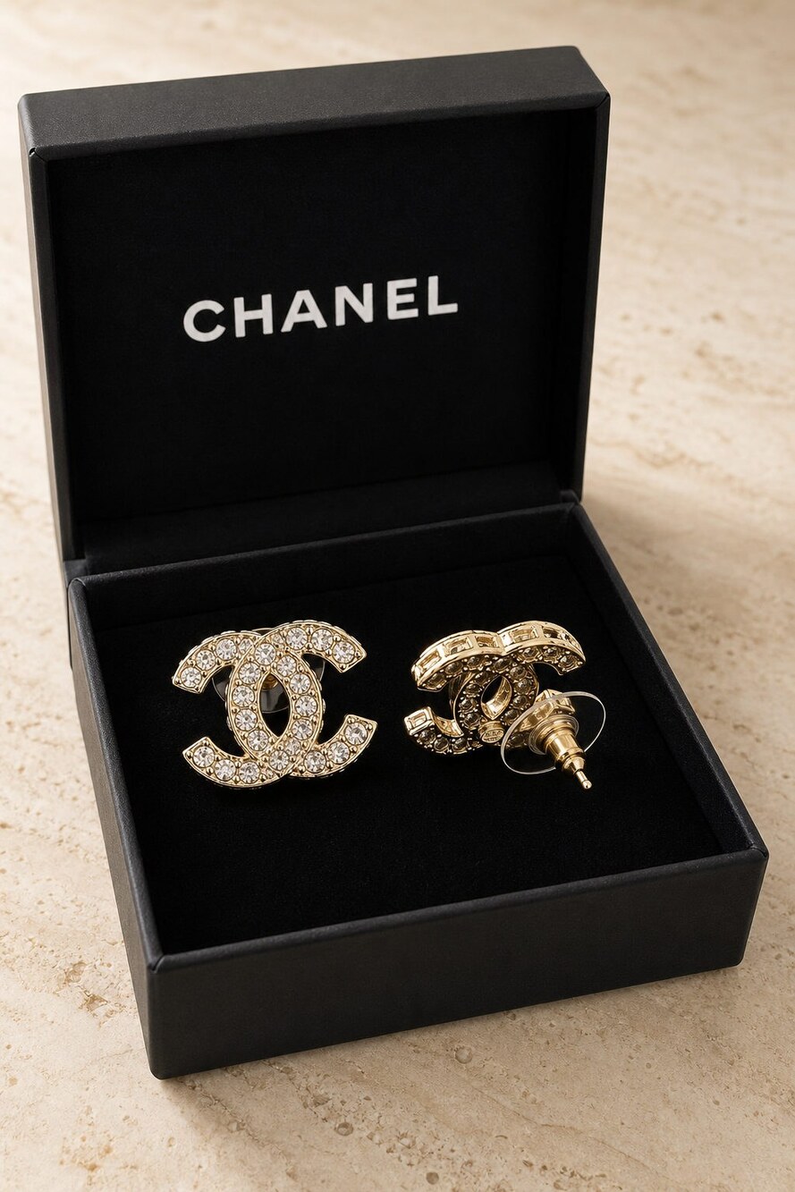 CHANEL Classic Parisian Earrings Style 25 | New with Box - Picture 5 of 9
